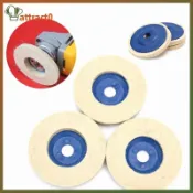 ATTACT 100mm 羊毛拋光輪拋光墊角磨機輪毛氈拋光盤 TW