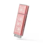 【TCELL 冠元】x 老屋顏 獨家聯名款-USB3.2 Gen1 64GB 台灣經典鐵窗花隨身碟(時代花語粉)