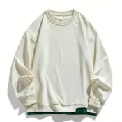 (店+)長袖連帽上衣男女生防風休閒秋冬天刷毛加厚棉質防寒保暖寬鬆帽t打底衫大學t發熱衣外穿情侶裝長版厚磅加大尺碼韓版運動彈性百搭登山衣服上衣男裝長袖t恤衛衣