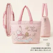 (店+)【Disney 迪士尼】現貨 7-11 限量 小熊維尼 維尼熊 輕量 夾棉 拉鍊 肩背 手提包 托特包 便當袋 午餐袋 外出袋 輕量夾棉 拉鍊包
