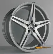 【小茵輪胎舘】類ADV.1 ADV5爪中心大凹 新款 20吋鋁圈 5孔112/114/120 8.5J+10J銀車面