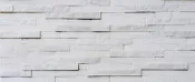 白晶石 40*6*1.8cm (白色 石材 建材 牆面材 壁材 圍牆 景觀 DIY)