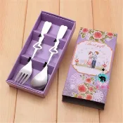 湯匙 叉子餐具 餐具組 婚禮小物 餐具 歐美婚禮小物 現貨 小禮物/二次進場 桌面禮 姊妹禮 伴娘禮 伴郎禮 活動小禮物