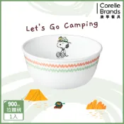 【美國康寧 Corelle】史努比SNOOPY 露營趣-900ml拉麵碗
