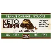 【iHerb】Keto Wise, 脂肪炸彈，花生焦糖牛軋糖，16 包，每包 32 克