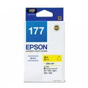 永昌辦公3C家電 EPSON 黃色原廠墨水匣 / 盒 T177450 NO.177｜領券最高折$220