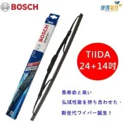 BOSCH日本超滑順石墨雨刷 TIIDA(24+14)+專用接頭