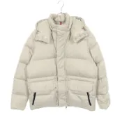 【DOKODEMO】【二手，B級】Moncler MONCLER羽絨衣 D20914133785 米色尼龍羽絨外套 男款 二手 B級