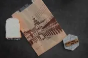 【100入】麵包吐司袋 環保牛皮紙開窗麵包袋 450g土司袋　歐風建築繪土司袋　現＋預烘焙 麵包機