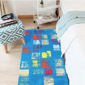 【Fuwaly】德國Esprit home遊憩時光地毯-80x150cm_ESP8024-04_現代 繽紛 格子 床邊毯 起居室