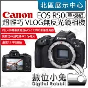 【 Canon EOS R50 Body 單機身 超輕巧 VLOG 無反光鏡相機 】數位相機 單眼 公司貨