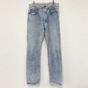 【DOKODEMO】Levi's 501 牛仔褲，紐帶門襟，靛藍色，W32 碼，古著。