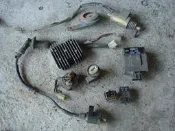 FIGHTER150 戰將FT高壓線圈喇叭繼電器煞車開關電阻器坐墊電磁閥(已售出-CDI/)亂標1元售圖片一張/廉售問價