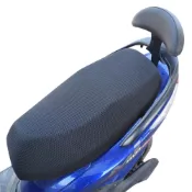 (店+)【林花毛巾】機車坐墊套 機車坐墊 隔熱坐墊 機車椅墊套 3D透氣網 排水防燙 蜂巢網狀 摩托車 電動車 通用款