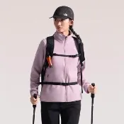【The North Face】北臉 外套 女 運動立領外套 抓絨 保暖 W GLACIER FLEECE JACKET08 粉 NF0A8FJU0SO