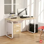 LOGIS邏爵家具 桌子/書桌/電腦桌/木紋桌 120*60CM工作桌【LOGIS邏爵】【 LS-0012】