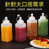 🏆臺灣發貨🏆大口徑塑料擠醬瓶食品罐果醬瓶擠壓瓶冰粉擺攤瓶醬料瓶奶茶店商用