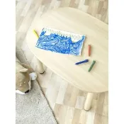 【亦欣 Yersh Havin】橢圓型兒童桌(書桌 成長書桌 實木桌 成長桌 絕版品)