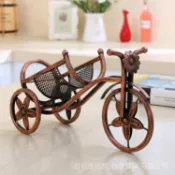 ✨可開發票#歐式現代簡約客廳紅酒架擺件傢居裝飾品單車款葡萄酒架創意擺設