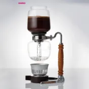 HARIO 50A-3EX 虹吸式咖啡器3人份 上壺玻璃 下壺玻璃 原廠正貨 木柄支架 日本製