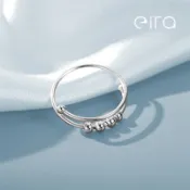 [隔日到貨]Eira Accessory 可轉動圓珠戒指‧925純銀戒指‧可調式戒指‧戒指 素面 A003-13D