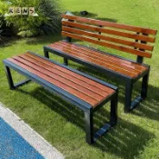 免運 戶外長椅 公園椅 長凳 休閒椅 公園椅戶外長椅室外防腐實木長條凳廣場籃球場庭院休閑塑木長椅子工廠直銷 全館折扣 售後保障 店長推薦 k5625