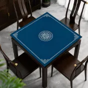臺灣發貨 麻將墊 方形防噪防滑 國風消音桌墊 撲克牌九棋牌墊 四季家用聚會棋牌室 防燙耐磨桌面保護墊