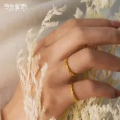 今生金飾  圈圈圓圓戒 黃金戒指