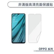 非滿版高清亮面保護貼 OPPO AX5s AX5 A78 A77 A75 A74 A73 A57 A55 A54 軟膜