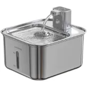 (店+)【IPSKY】智慧寵物飲水機 304不鏽鋼 無線不插電 自動活水循環 智能感應出水 貓咪狗狗專用飲水器 靜音大容量 不鏽鋼飲水盤 寵