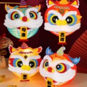〈小確幸的巢穴〉醒獅燈籠 DIY舞獅燈 DIY舞馬燈 材料包 DIY燈籠 元宵 中秋 幼兒園 手作材料包 手作 手作燈籠