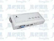 BENEVO BKVM14UA UltraKVM桌上型 4埠USB VGA多電腦切換器(支援音效)【風和資訊】
