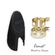 【小新樂器館】Rico 中音 Alto Sax 金色束圈組 (H型金屬束圈+新款吹嘴蓋）【型號:HAS1G】