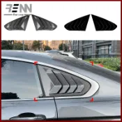 適用於【寶馬BMW 4系F36 2014-2020】後車三角窗後百葉窗車貼外觀外飾車身擾流空力套件外觀三角窗百葉窗改裝件