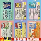 免運★卡片套 伸縮卡套 悠遊卡套 識別證套 證件套 派大星海綿寶寶花枝哥學生滑蓋卡套飯卡公交卡身份證件保護套門禁165