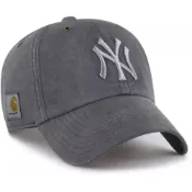 (店+)【球衣藏家】Carhartt 47 Yankees 洋基 Clean Up 聯名 鐵灰 老帽 MLB Dad Hat