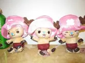 ///愛蜜莉娃娃屋///~7吋正版可愛的海賊王喬巴絨毛娃娃三款~戴帽喬巴~圓眼~瞇眼~睫毛眼---約22公分