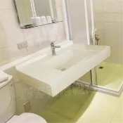 【TOTO】90公分洗手台-LG人造石-LW540E下崁盆-TOTO龍頭TLS04301PD(台灣製造/無安裝服務/請就近找水電)