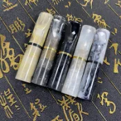 短板7公分樹玉濾嘴 玉石濾嘴 使用各種品牌9mm濾芯 多色 粉透金 煙斗 煙嘴菸嘴 濾嘴 丹尼古特