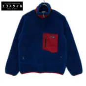 【DOKODEMO】Patagonia 藍色 23055FO Classic Retro-X 抓絨外套 XS [二手]