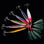 遠投鐵板 路亞假餌 爆岸鐵板 15g/20g/30g 鉛魚 路亞鐵板 多魚釣具