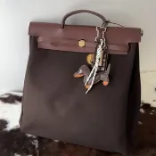 中古包 Hermès 愛馬仕 人氣啡 Herbag 手提包