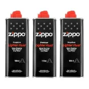 【ZIPPO】原廠專用打火機補充油-3罐優惠組合(中國製造)