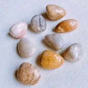 STARSTONE｜星際原石水晶 ⭐ 精選 珊瑚玉 菊花玉 菊花石 滾石 原礦 🔹 穩定 護身 平安