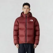 【The North Face 官方旗艦】北面經典1996男款紅色DWR防潑水羽絨外套｜3C8D0VO(700蓬鬆度)
