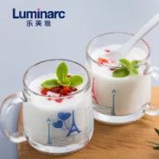 協貿國際日用品生活館 樂美雅情侶杯子一對玻璃家用創意水杯簡約學生馬克杯早餐牛奶對杯