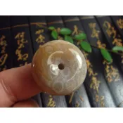 ◎臻品閣◎ 天然~珊瑚玉 菊花玉 平安扣 玉墬 精品珊瑚玉 S14