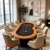 廠商爆品🥇紅桃廠家直銷高端德州撲克桌德撲競技桌面俱樂部棋牌室專用牌桌（不含運，9.23）