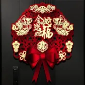 ✨臺灣齣貨✨2025新年 福字貼 春節裝飾 福字門貼 過年大門入戶門臥室門佈置立體福 XQMQ UX7T