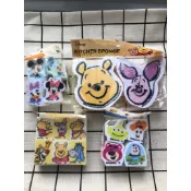 跟著shizu瘋日貨🌟日本代購 現貨 迪士尼  熊抱哥 三眼怪 玩具總動員 小熊維尼 清潔海綿 洗碗海綿